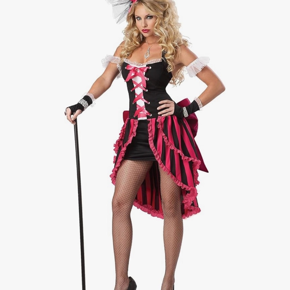Eye Candy Parisian Showgirl Costume XXL